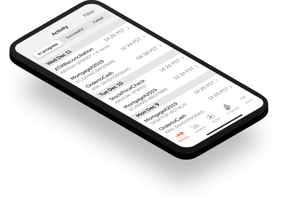 Automation Anywhere mobile application